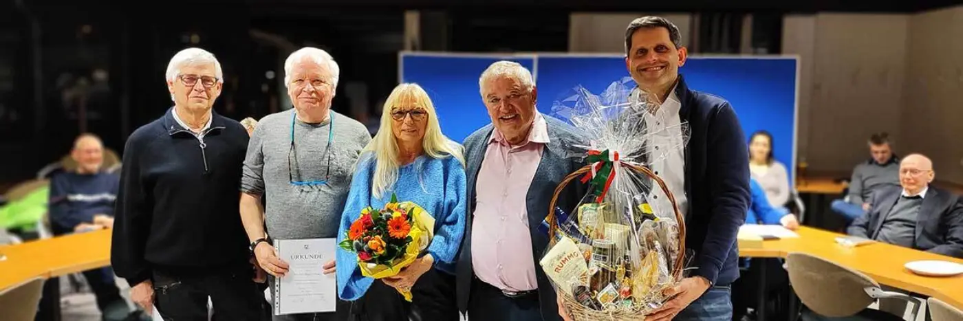 Alfred Johne: 60 Jahre Vereinszugehörigkeit